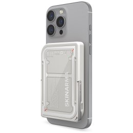 Powerbank Skinarma Nexus Mecha Magnetic Kick-Stand 5000mAh 20W PD USB-C MagSafe jasno szary