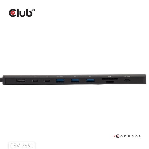 Stacja dokująca NB ACC 10w1 USB-C 140W CSV-2550 CLUB3D