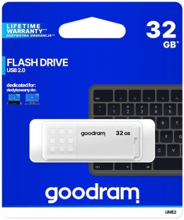 Pendrive Goodram UME2 32GB USB 2.0 Biały