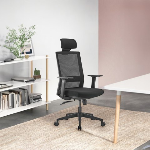 ERGO OFFICE FOTEL BIUROWY ERGONOMICZNY PREMIUM ER-425 Z WYSOKIM OPARCIEM MAX 150KG