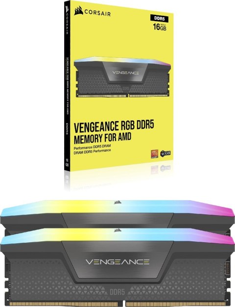 Pamięć RAM DDR5 32GB PC 6400 CL32 CORSAIR KIT (2x16GB) Vengeance RGB