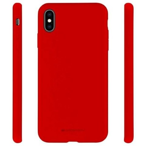 Mercury Silicone Samsung A03s A037 czerwony/red