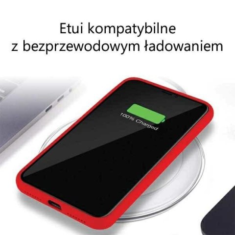 Mercury Silicone Samsung A03s A037 czerwony/red