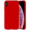 Mercury Silicone Samsung S21+ G996 czerwony/red