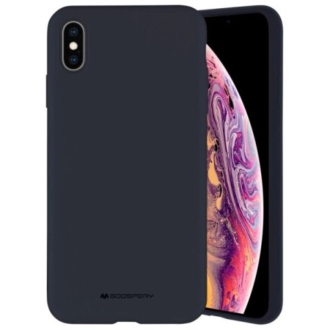 Mercury Silicone iPhone Xs Max granatowy /navy