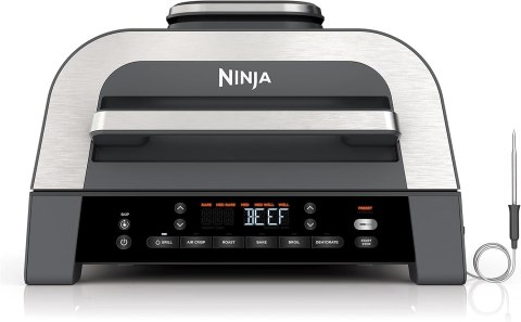NINJA | Grill i frytownica powietrzna 6 w 1 MAX | DG551EU | 3,8 L | Liczba programów 6 | Srebrny/