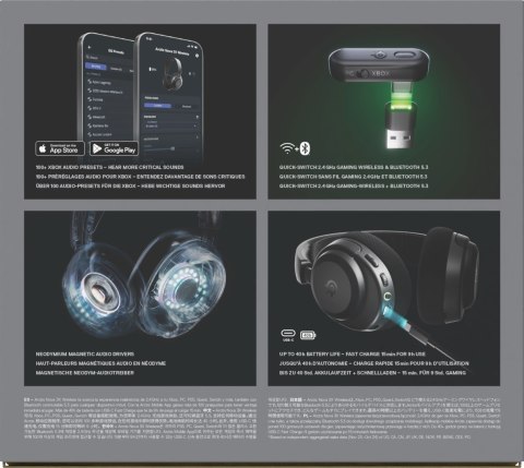 Słuchawki Steelseries Arctis Nova 3X Wireless for Xbox, czarne