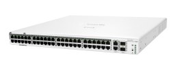 HPE Aruba Networking Aruba Instant On 1960 48G 40p Class4 8p Class6 PoE 2XGT 2SFP+ 600W Zarządzany L2+ Gigabit Ethernet (10/100/