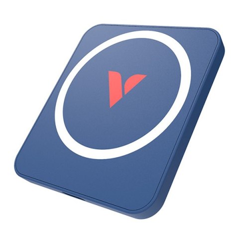 SSD Zewnętrzny Verbatim SnapBack Magnetic SSD, 32075, 1000GB, Blue Metallic, MagSave, 2x kabel USB C