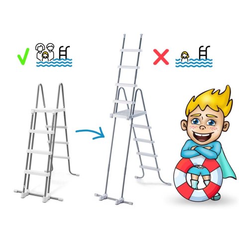 Basen ogrodowy stelażowy 427x107 zestaw 12w1 INTEX 26720