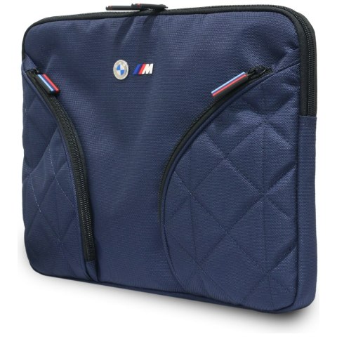 Torba BMW Nylon Pockets&Metal Logo Sleeve 14" granatowy