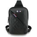 Torebka na telefon BMW Carbon Pocket&Metal Logo Crossbody czarny