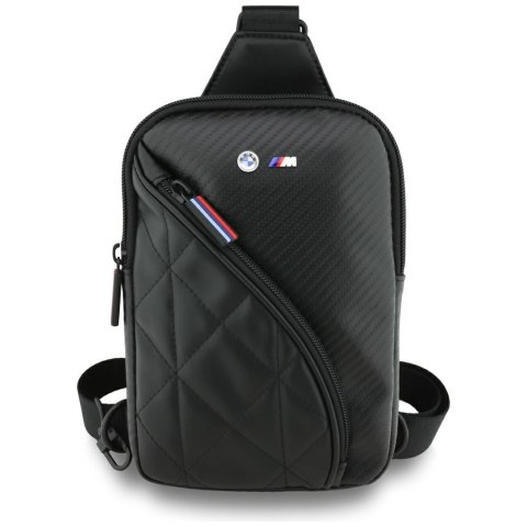 Torebka na telefon BMW Carbon Pocket&Metal Logo Crossbody czarny