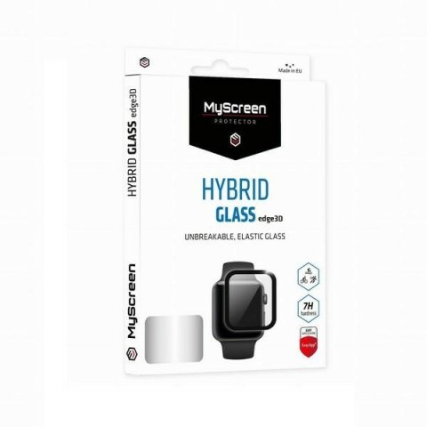 MS HybridGLASS Edge 3D Apple Watch 6 /Se 40mm czarny/black