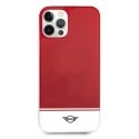 Mini MIHCP12MPCUBIRE iPhone 12/12 Pro 6,1" czerwony/red hard case Stripe Collection