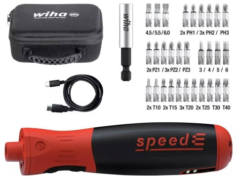 WIHA Wkrętak elektryczny 1/4" speed PocketDrive 31 bitów