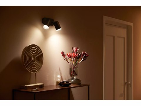 Philips Hue WCA Fugato Spotlight GU10 2x5.7W, Black | Philips Hue