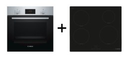 Zestaw piekarnik BOSCH HBF114ES0 + płyta indukcyjna BOSCH PUE611BB5E