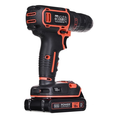 Wiertarko-wkrętarka aku 18V BDCDC18B BLACK+DECKER