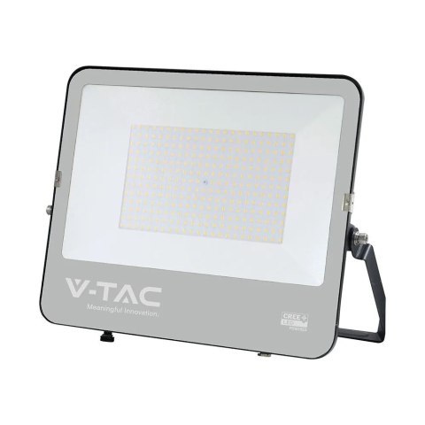 Projektor LED V-TAC CREE CHIP 200W 135lm/W czarna obudowa przewód 1m IP65 VT-44201 6500K 27000lm 6 lat gwarancji