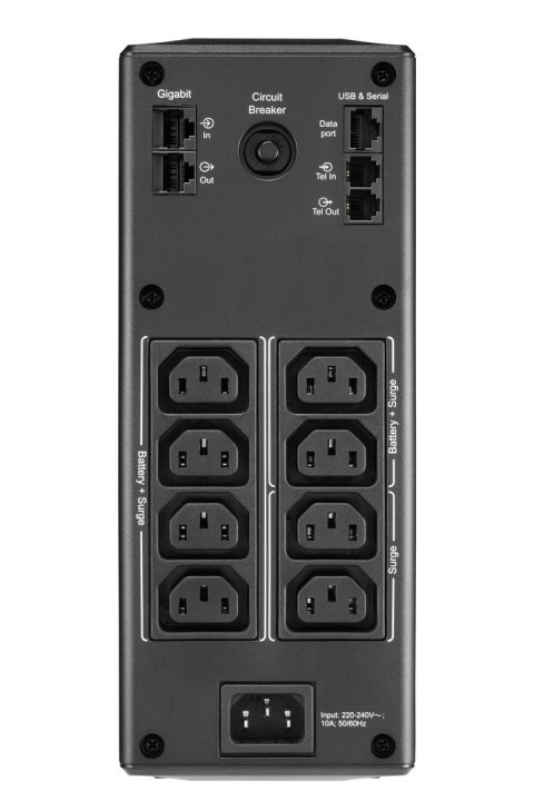BACK UPS PRO BR 1600VA 8/OUTLETS AVR LCD INTERFACE BACK U