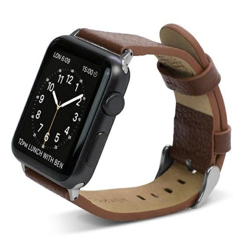 Pasek X-Doria Lux Apple Watch 38/41mm brązowy/brown 23820