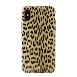 Puro Glam Leopard Cover iPhone Xs Max czarny/black Limited Edition IPCX65LEO1BLK