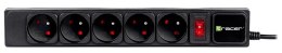 Listwa zasilająca TRACER PowerGear 1.5 m (5 gniazd) TRALIS46843