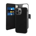 Puro Wallet Detachable iPhone 13 Pro 6,1" 2w1 czarne/black IPC13P61BOOKC3BLK