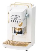 Ekspres do kawy Faber Pro Deluxe Pure White & Brass ESE Pad