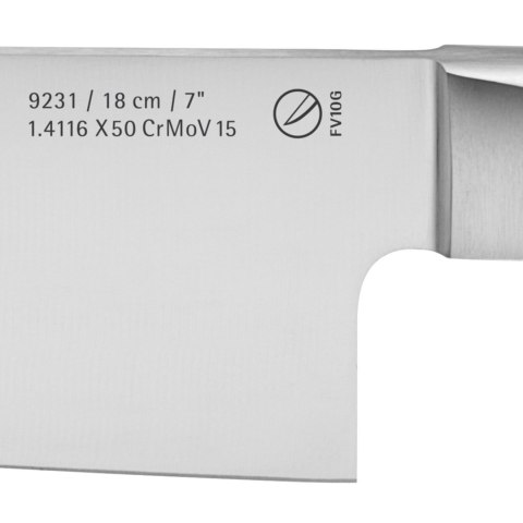 Nóż kuchenny WMF 18.9231.6032 Santoku ze stali nierdzewnej