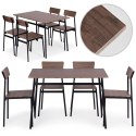 Zestaw mebli do jadalni kuchni stół + 4 krzesła MALMO ModernHome