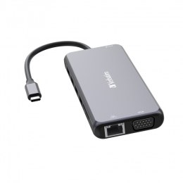 Adapter Verbatim CMH-14 USB Type-C 5000 Mbit/s Srebrny