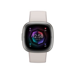 Smartwatch Fitbit Sense 2 - platynowe aluminium - s