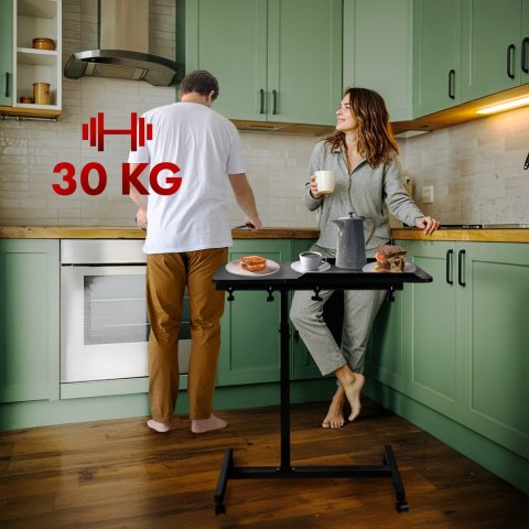 MACLEAN MOBILNE BIURKO/STAND NA LAPTOP, CZARNE, REGULACJA WYSOKOŚC 59-89CM, MAX. 30KG MC-121 B