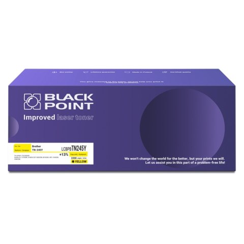 Toner BLACK POINT LCBPBTN245Y Brother TN-245Y