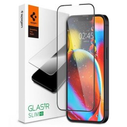 Spigen Glass FC iPhone 13/13 Pro szkło hartowane czarna ramka AGL03392