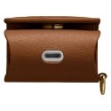 Spigen La Manon AirPods Case PU Leather brązowy/brown 074CS26378