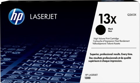 HP 13X oryginalny wkład z czarnym tonerem LaserJet XL