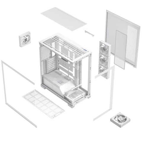 MODECOM OBUDOWA VOLCANO STELLAR PLUS ARGB MIDI 5F WHITE