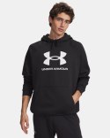 Bluza z kapturem Under Armour Rival Fleece Logo Hoodie - black/white