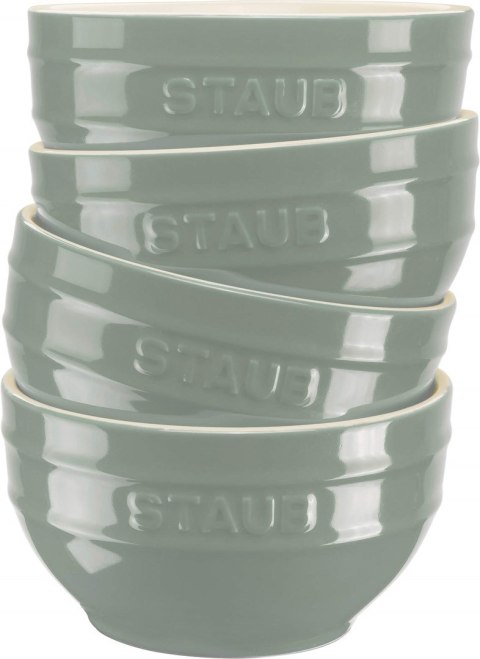 STAUB SERVING Zestaw 4 misek 14 cm, eukaliptusowy