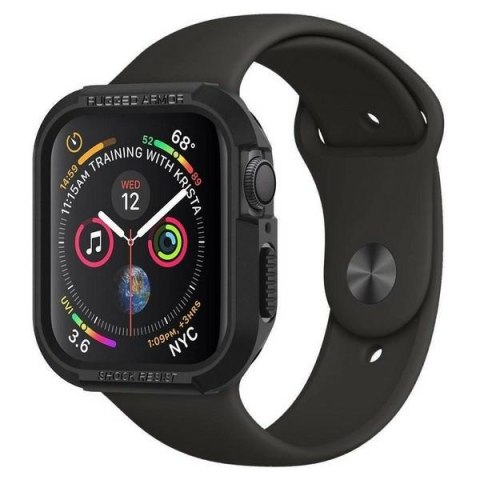 Spigen Rugged Armor Apple Watch 4/5/6/7/ SE 44/45mm czarny/black 062CS24469