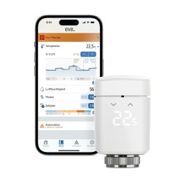 Eve Thermo Matter - inteligentny termostat (kompatybilność: Apple Home, Samsung SmartThings, Alexa, Google Home, Home Assistant)