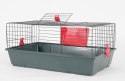 ZOLUX Klatka dla dużych gryzoni CLASSIC 80 cm kol. szary/czerwony (WYPRZEDAŻ)