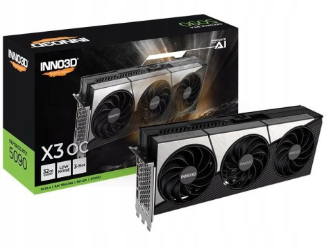 Karta graficzna INNO3D GeForce RTX 5090 X3 OC 32GB GDDR7 (N5090332D7X17593928)