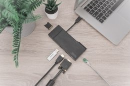 Digitus Uniwersalna stacja dokująca, USB 3.0, do użytku w podróży