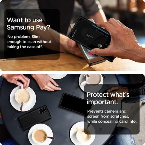 Spigen Slim Armor CS Samsung Note 20 N980 czarny/black ACS01424