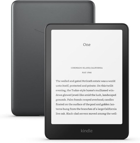 Ebook New Kindle Paperwhite (12th Generation) - 2024 release 7" glare-free 32GB Wi-Fi Wireless charging (Without Lockscreen Ads)