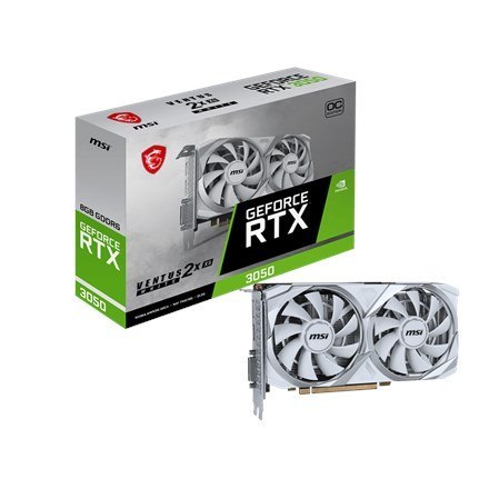 Karta graf. MSI RTX 3050 Ventus 2X XS WHITE 8G OC